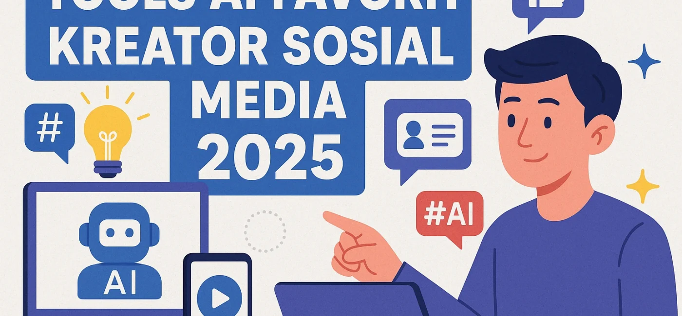 Tools AI Terbaik 2025 untuk Bantu Buat Konten Sosial