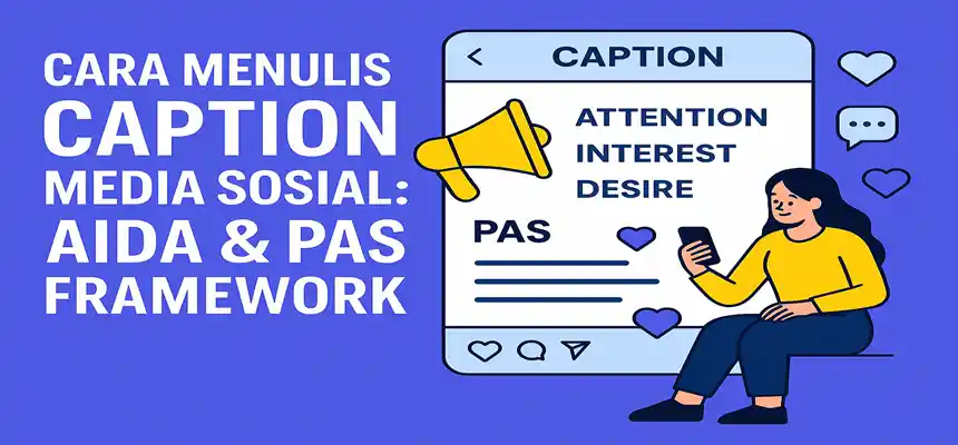 Cara Menulis Caption Media Sosial: AIDA & PAS Framework